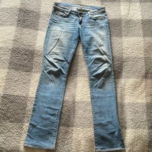 EUC Ruehl No. 925 Barrow Skinny Jeans Light Wash Size 27 x 33